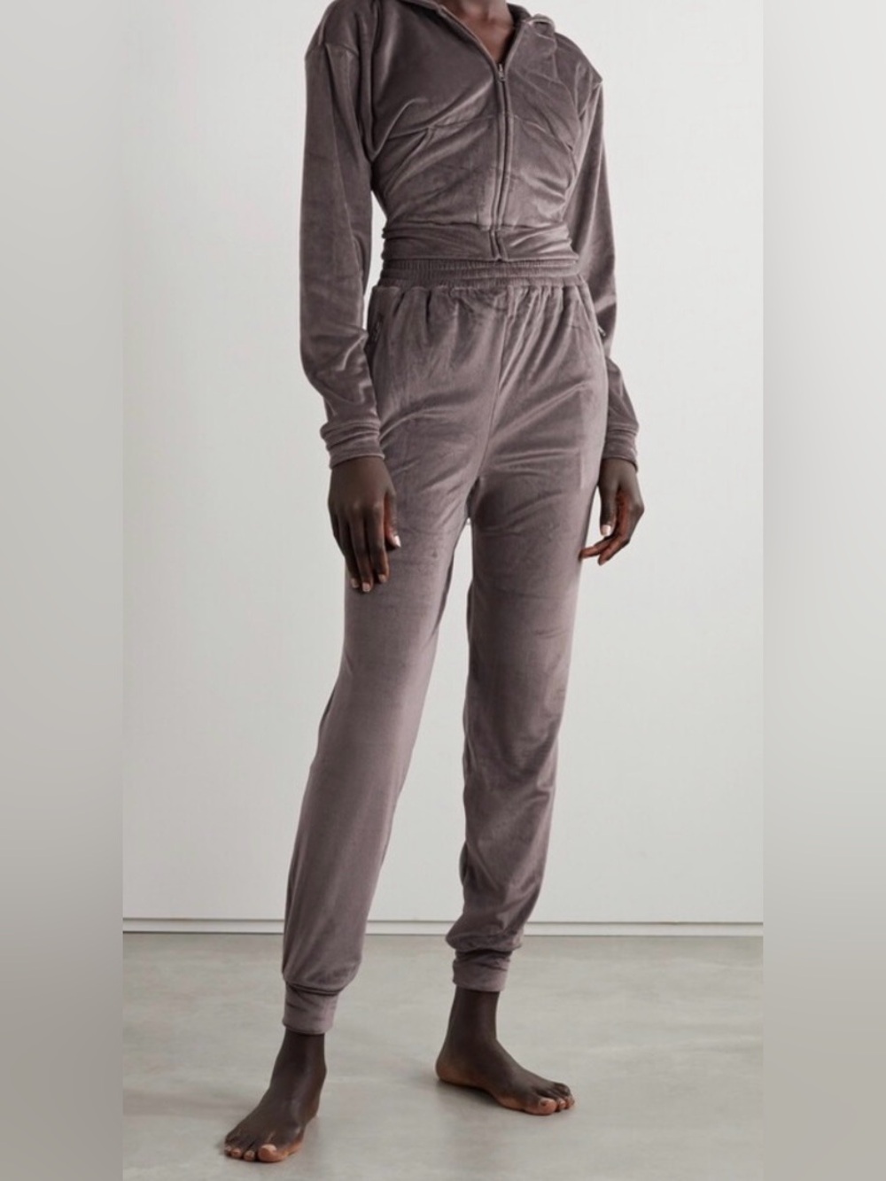 NWOT SKIMS Velour Tracksuit [Matching Set] - Picture 2 of 10